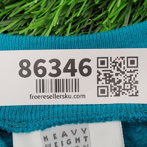 Vintage 90s MOD LEE Sweatshirt Women Large 20x26 Blue Henley - Picture 7 of 16